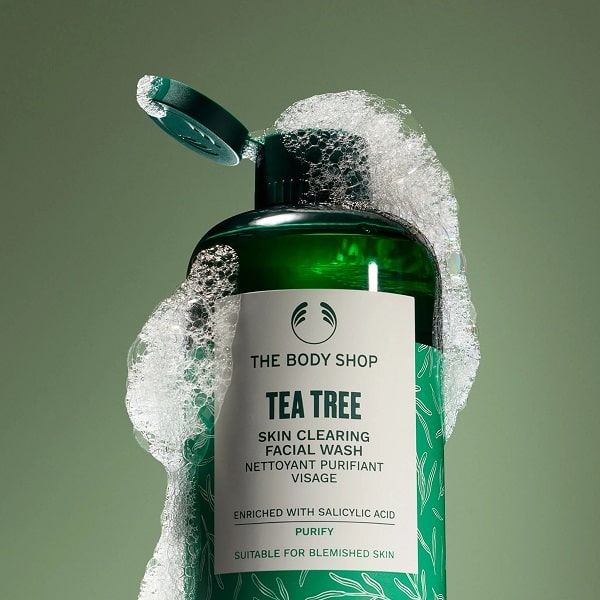 The Body Shop Tea Tree Skin Clearing Body Wash (2) قیمت ژل شستشوی صورت چای سبز بادی شاپ