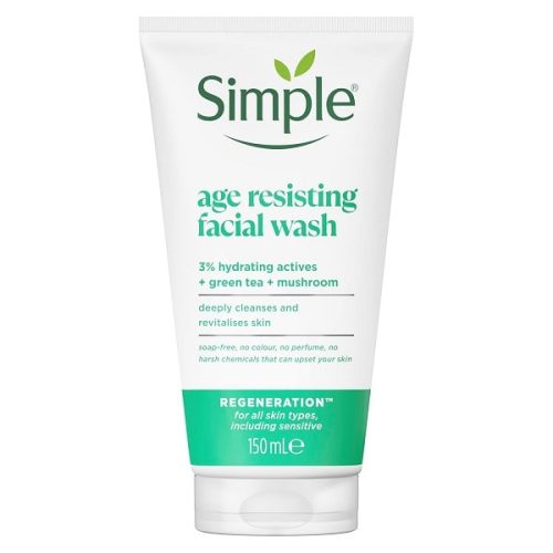 شوینده صورت سیمپل مدل Age Resisting ا Simple regeneration age resisting facial wash