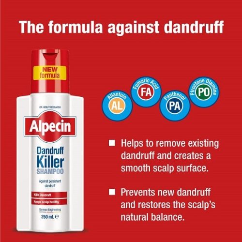 شامپو ضد شوره مو آلپسین مدل Dandruff Killer حجم 250 میل - 2
