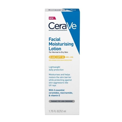 لوسیون مرطوب کننده و ضد آفتاب سراوی دارای SPF50 حجم 52 میل - 2
