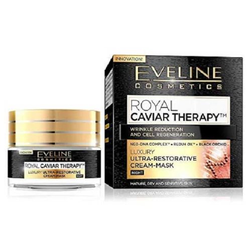 کرم شب ضد چروک اولاین مدل Royal Caviar Therapy حجم 50 میل